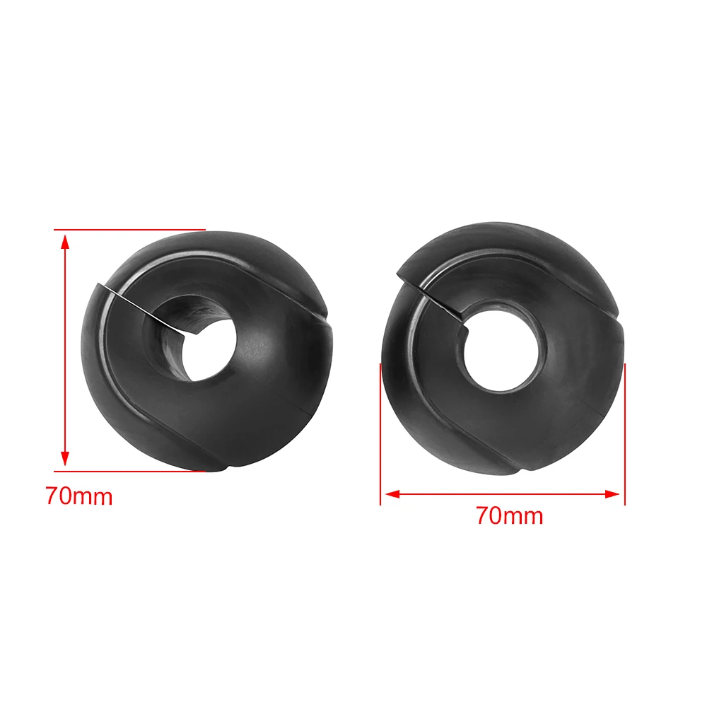 Motorcycle 22-32mm Tube Bars Anti Fall Crash Bar Guard Ball Frame Slider Rubber Protector For Harley Honda Yamaha Bobber Custom