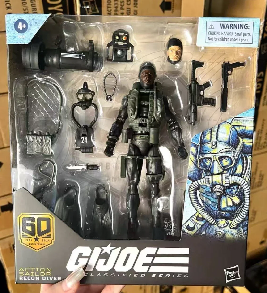 

In Stock Hasbro Anniversary Limited Cobra Scout Diver Torpedo Frogman 6-inch Figure Spot