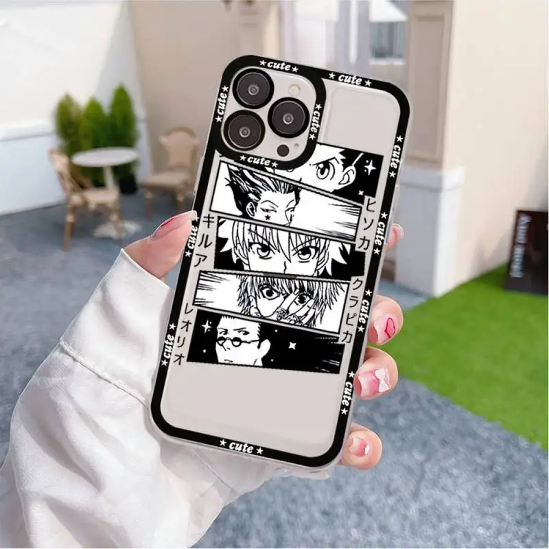 Hunter X Hunter Killua Zoldyck Phone Case for iPhone 15 14 13 12 11 Pro Max X Xs Max XR SE 2020 8 7 Plus Soft Transparent Cover