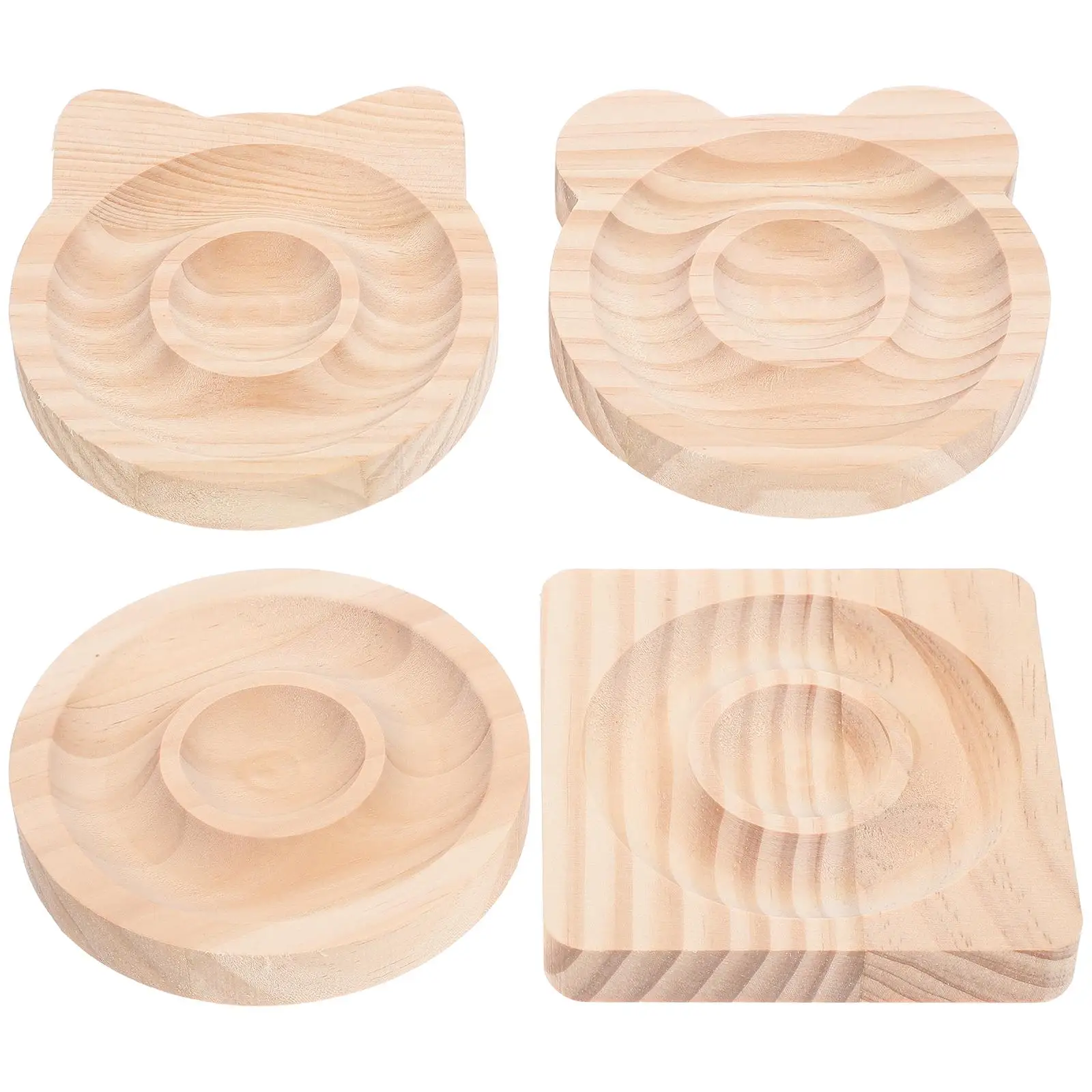 

4 Pcs Wooden Jewelry Tray Bead Board Bracelet Making Beading Mat Supplies Boards for