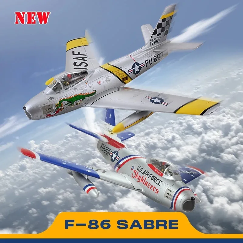 FMS 80mm F86 F-86 Sabre  RC Airplane Ducted Fan EDF Jet 6ch with 3 retracts High Speed Sports Model Plane Aircraft Avion PNP EPO