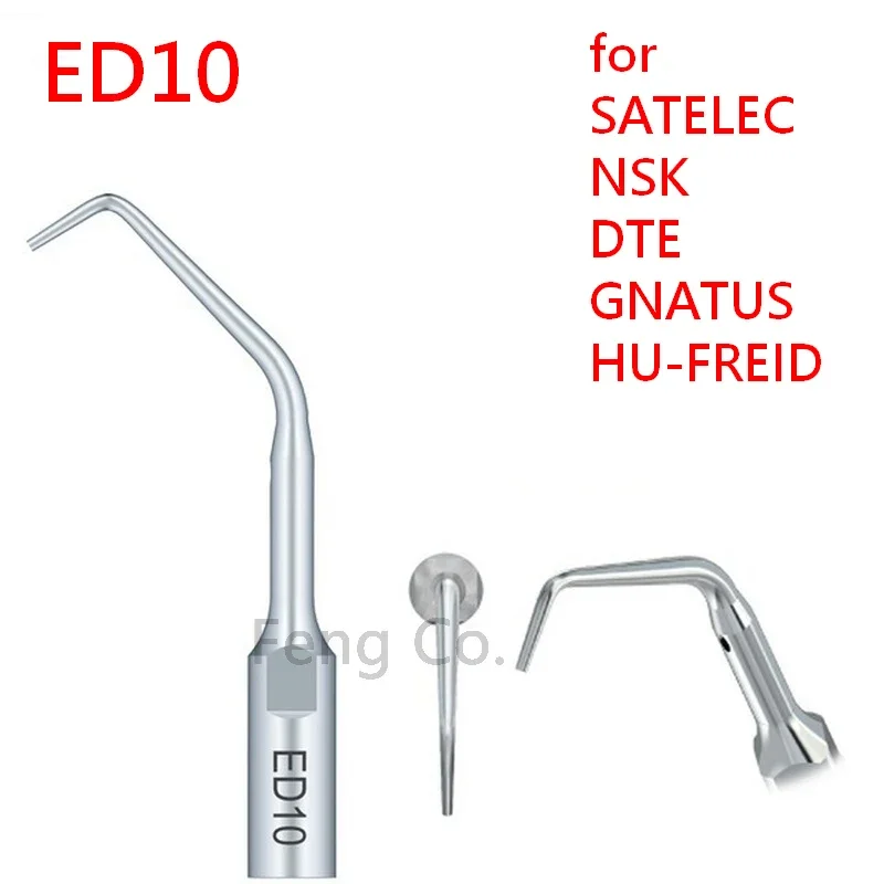 ED10 Dental Ultrasonic Scaler Tips Scaling  Endo Perio Fit SATELEC NSK DTE GNATUS HU-FREIDY Handpiece Dentist Teeth Whitening