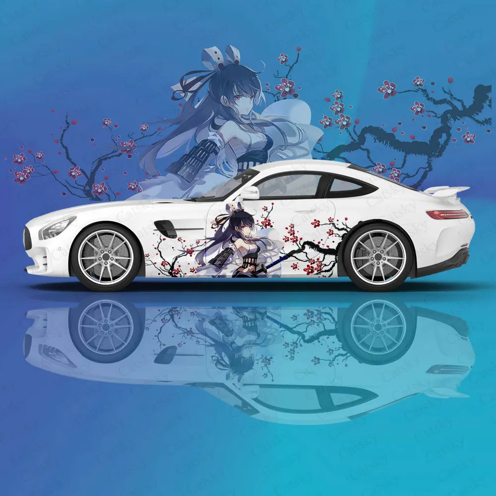 

Anime Girl Honkai Impact Itasha Car Wrap Protect Stickers Car Decal Creative Sticker Car Side Modification Decorative Sticker