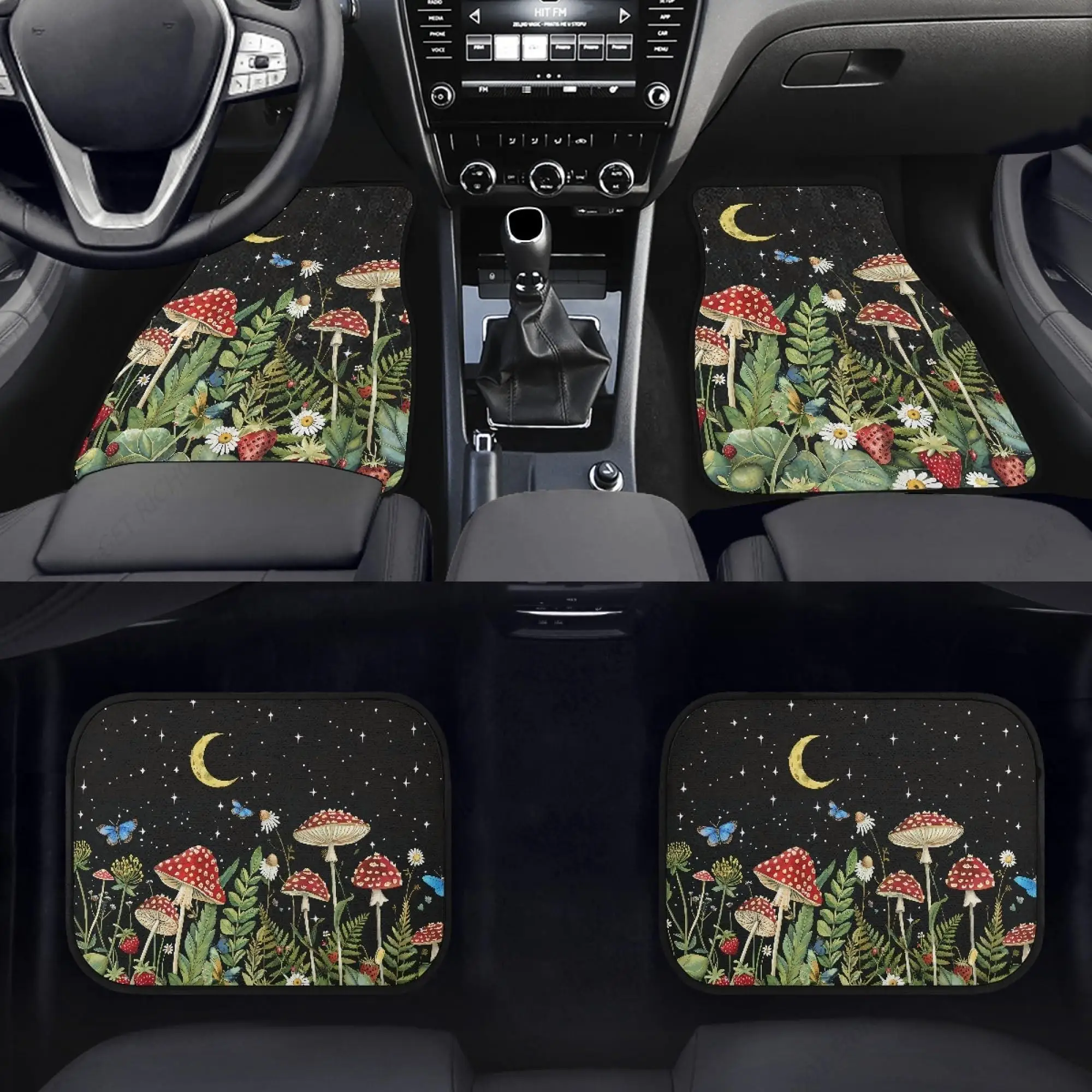 

Juego Completo Alfombrillas Coche Con Forma Seta Estética Para Hombres Y Mujeres, Alfombrilla Para El Suelo L Coche Para Todo