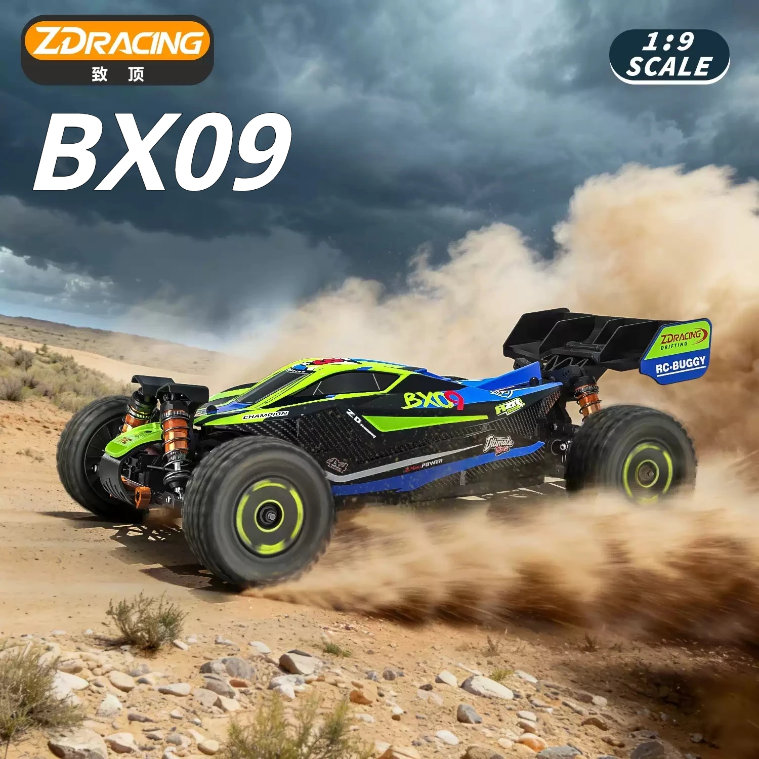 ZD Racing BX09 1:9 Rc Car Buggy RTR Brushless 3S/4S Electric 4WD