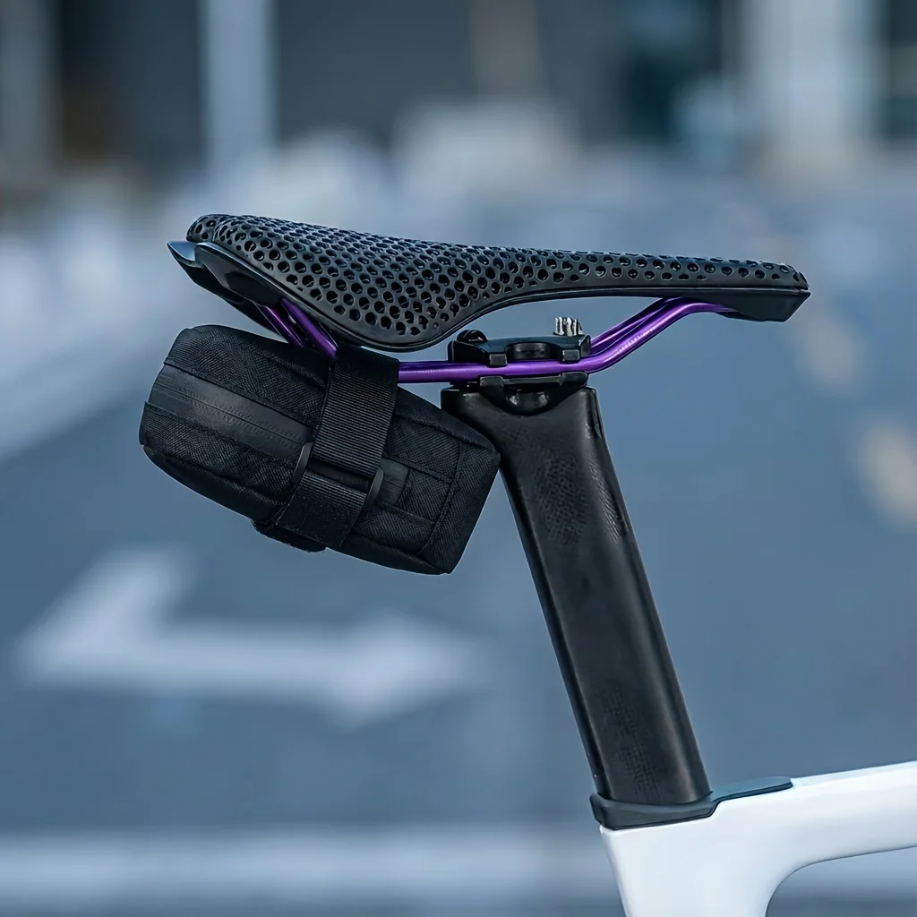 Image of Mini-Fahrradsatteltasche, leichte, tragbare Fahrrad-Aufbewahrungstasche, kleine Werkzeugtasche, schöne Fahrrad-Hecktasche für Rennräder ﻿ Zubehör