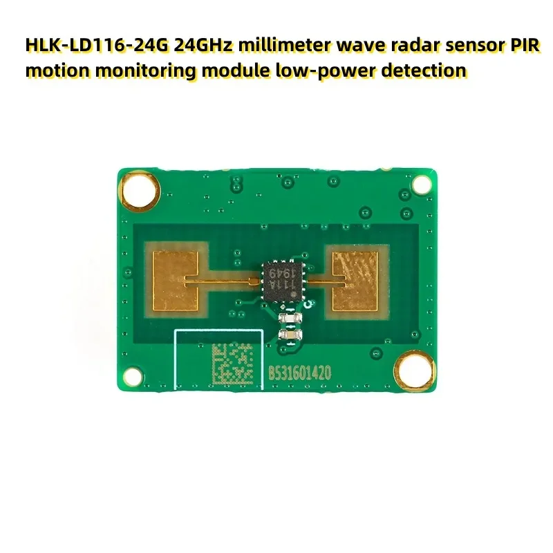 HLK-LD116-24G 24GHz millimeter wave radar sensor PIR motion monitoring module low-power detection