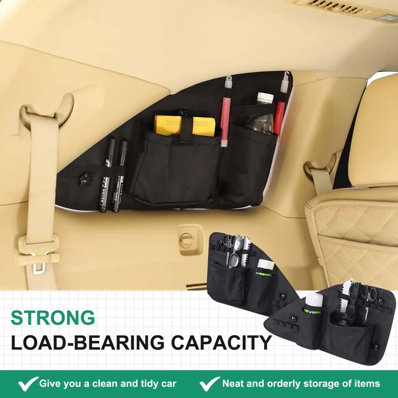 Rear Side Window Hanging Bag Car Organizers Stowing Tidying Oxford Cloth Storage Bag For Toyota Highlander Kluger XU50 2016