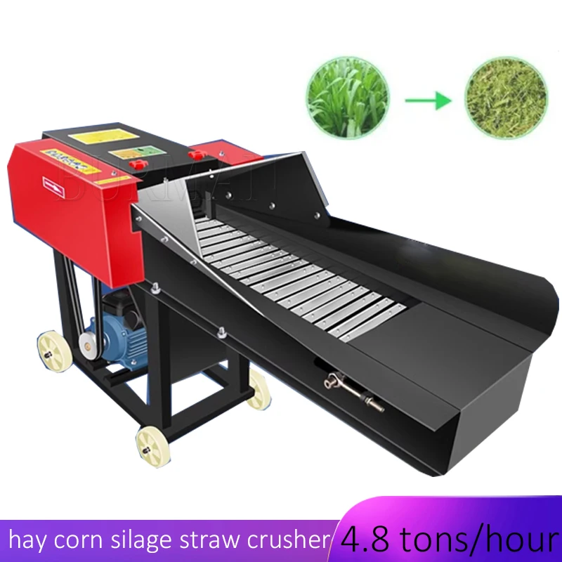 Multifunctional Straw Crusher Hay Silage Crusher Straw Hammer Mill Cassava Corn Mill Grinder Machine