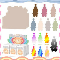 High Quality Anime Figure For La-bu-bu the blind box Vinyl Pendant Doll Model Toy Kawaii Monster surprise box Keychain Gift