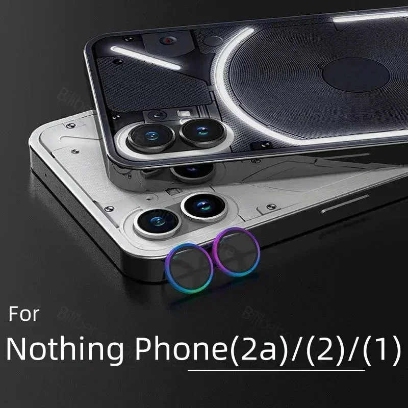 Camera Lens Metal Ring Protector Glass for Nothing Phone 2 1 Camera Lens Protection On Nothing Phone (2a) Camera Lens Film