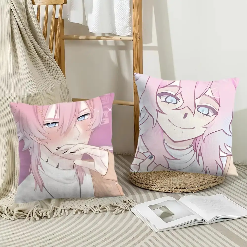 Ren 14 D-Days with You Cushion Cover Pillow Case Short Plush Square Throw Pillow Covers Pillowcase Sofa Home Decor Gift