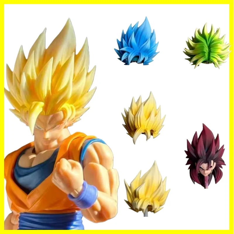 

New Hot ﻿ In Stock Dragon Ball Z Shf Super Saiyan Son Goku Head Accessories Action Figures Anime Model Toy Gifts