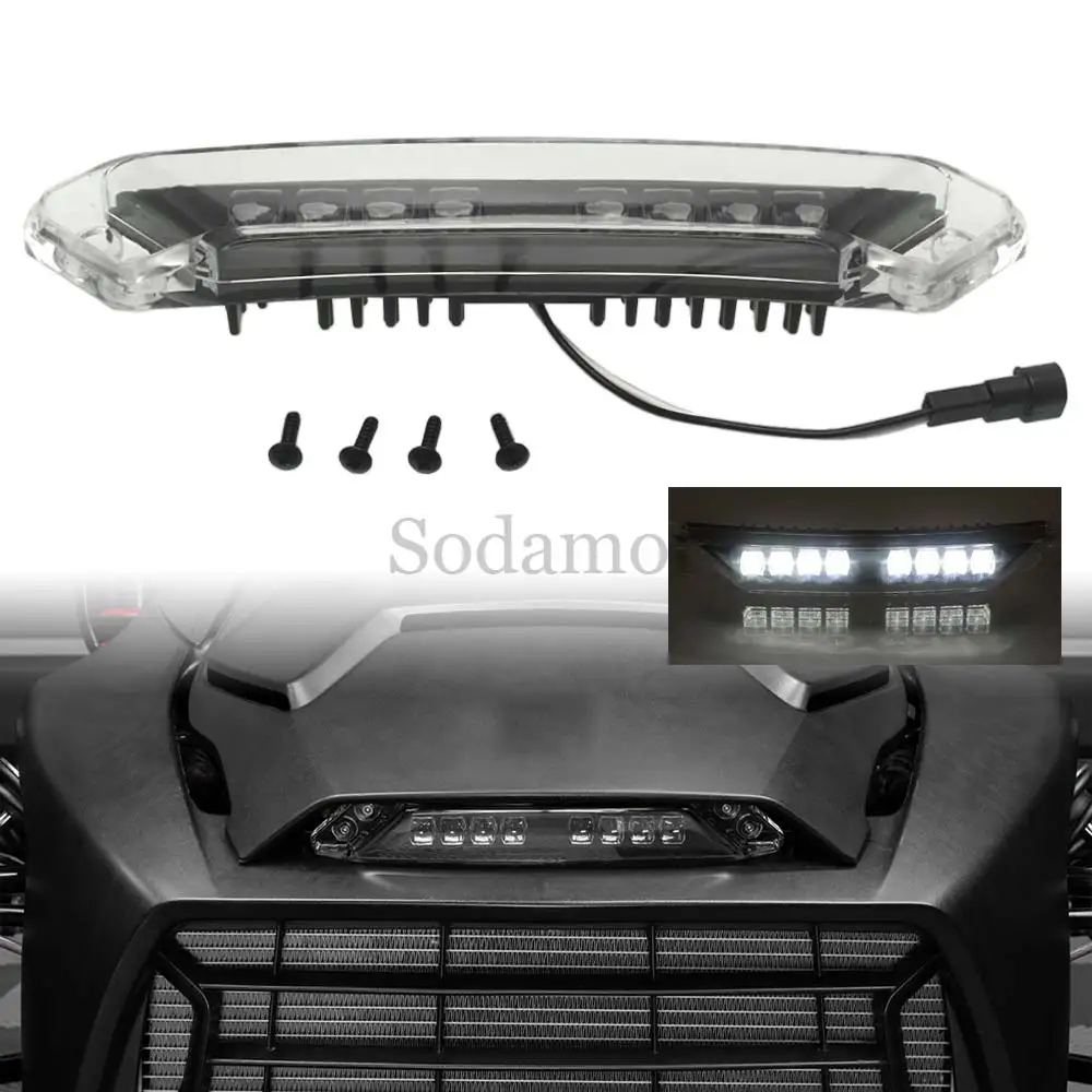 مجموعة إضاءة مساعدة LED للدراجة النارية UTV ATV لـ Can-Am Ryker 600/900/Sport/لإصدار الرالي ضوء النهار الجري DRL