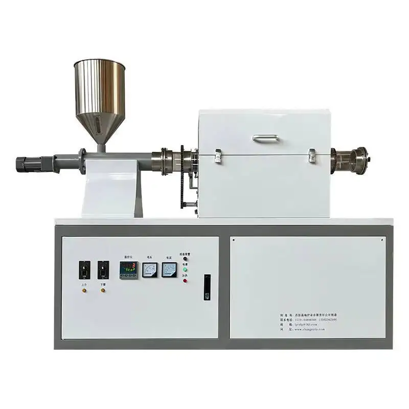 Vacuum Atmosphere With Inlet Funnel 1200 Degrees Rotary Tube Laboratory Furnace Vacuum Tube Atmosphere Furnace