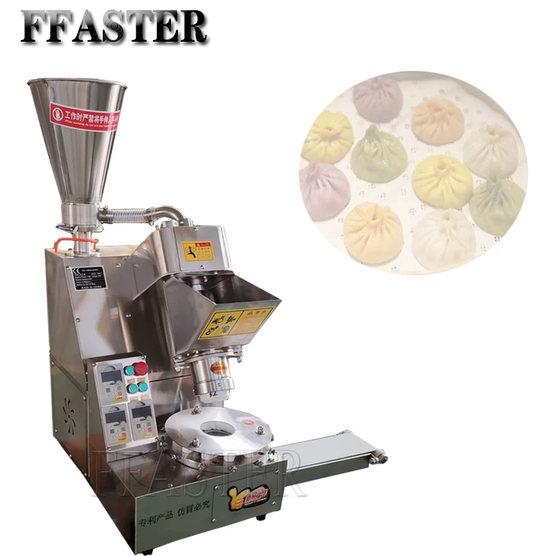 High Efficiency Siopao Baozi Bun Maker Machine/Automatic Soup Dumpling Machine/Grain Product Momo Steamed Bun Making Machines