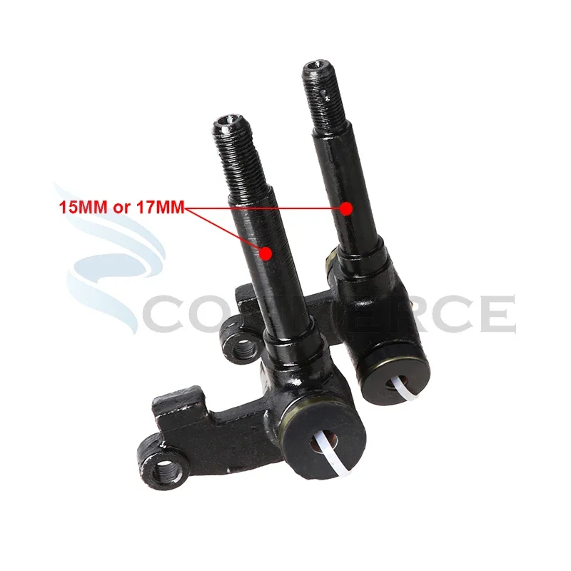 

1 Pair 15mm/17mm Steering Strut Knuckle Spindle For China 110cc 150cc 200cc 250cc ATV Go Kart UTV Buggy Quad Bike Drum Brake