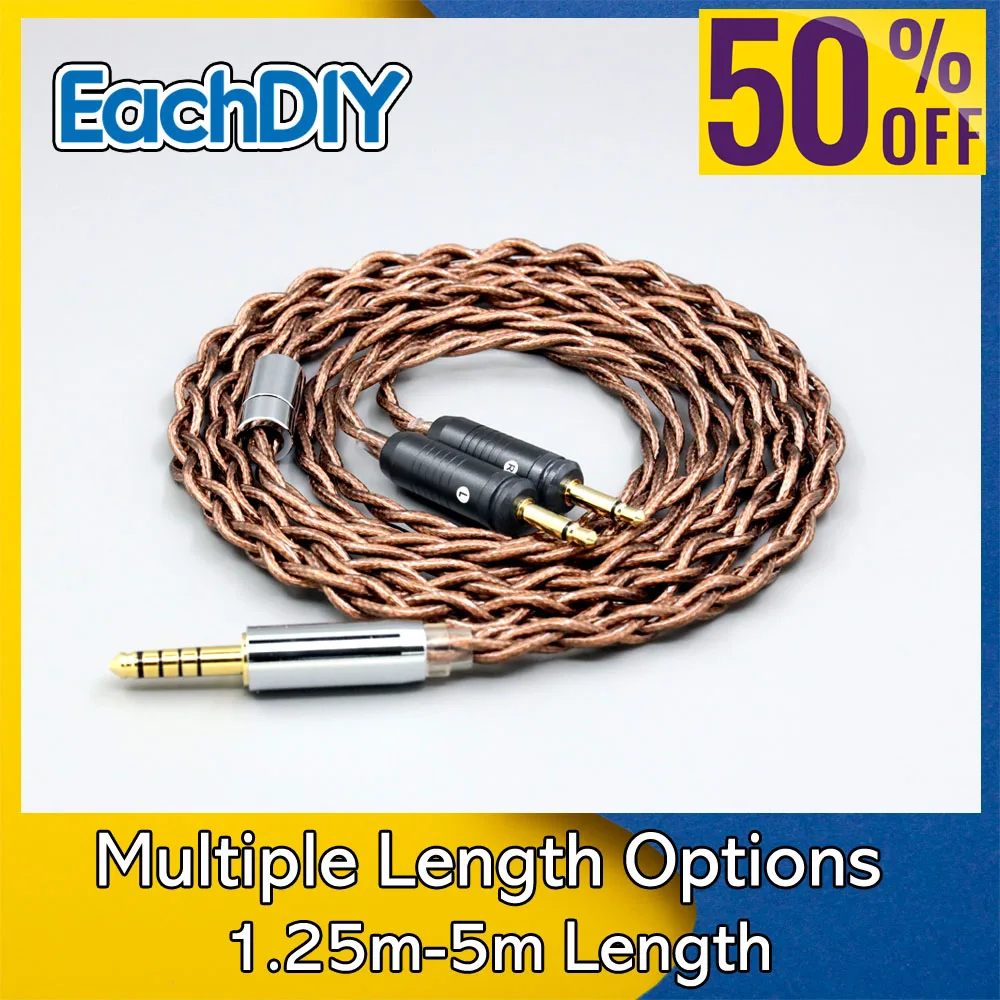 

99% 24k Gold 7n Pure Silver Graphene Shield Earphone Cable For Focal Clear Elear Elex Elegia Stellia Celestee Radiance 8526