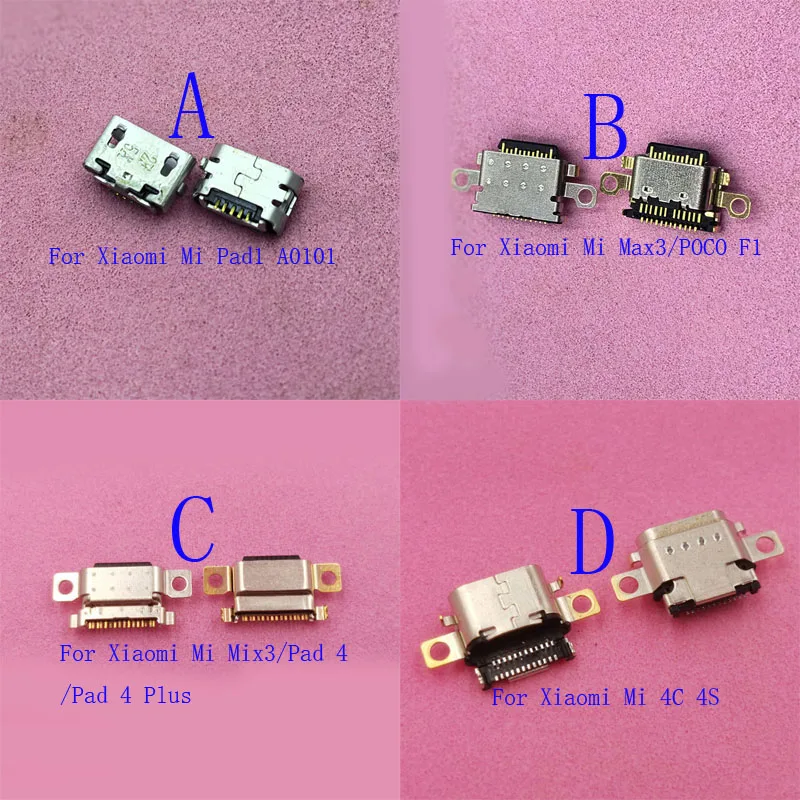 1-10Pcs Dock Connector Plug Usb Charging Charger For Xiaomi Mi Pad 1 4 Plus Mix Max 3 Note 2 4Plus POCO Phone F1 Mix3 Max3 A0101