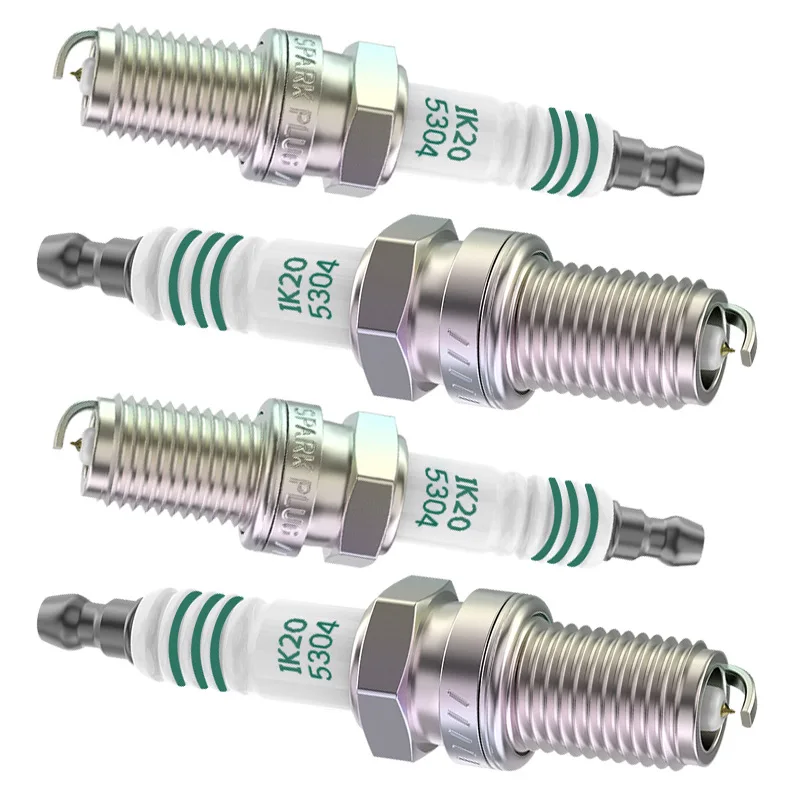 4 Pcs of Automotive Spark Plugs IK20 (Model #5304) for Honda, Toyota, Nissan, Mazda, Suzuki, Mitsubishi, Volkswagen, Audi, BMW view 5