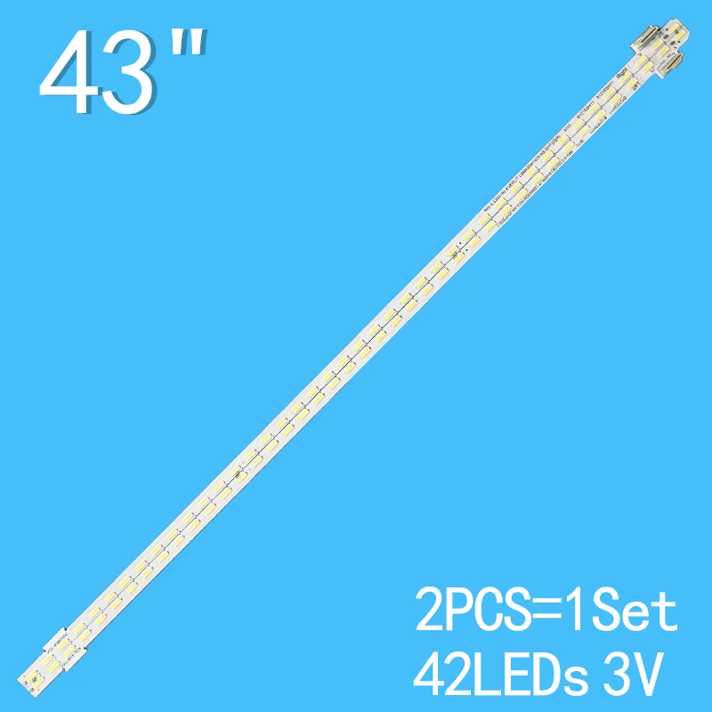 467mm LED backlight strip For  KDL-43W755C, KDL-43W756C, KDL-43W805C, KDL-43W809C, LBM430M1004, KDL-43W807C, LBM430M1403-AB-2HF