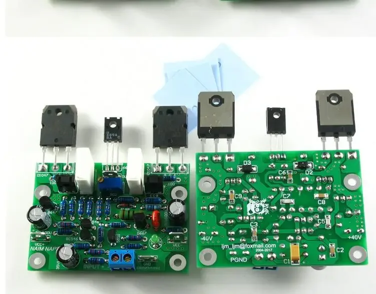 لتقوم بها بنفسك 2 قطعة NAIM NAP250 MOD ستيريو ثنائي القناة مكبر كهربائي مجلس RMS 80 واط 8R لمكبرات الصوت