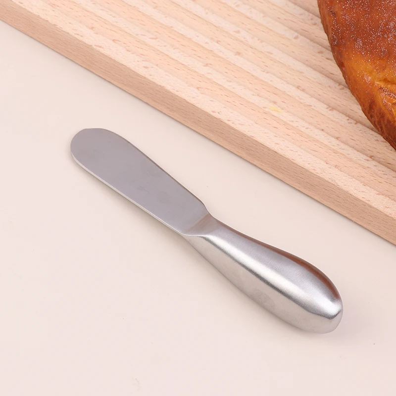 Stainless Steel Butter Knife Pizza Cheese Dessert Jam Knife Cutlery Creme Knives Breakfast Toast Cream Bread Knife Tableware