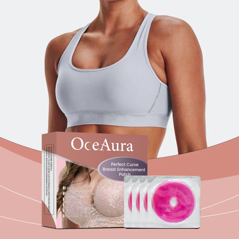 Upper Body Skin Patches - Hops Extract & Vitamin C Infused, Enhance Elasticity & Contour, Daily Breast Care Patches