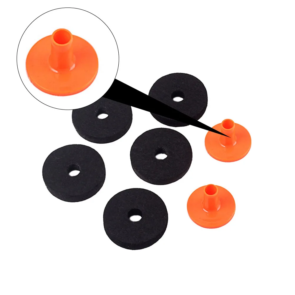 

7 Pcs Felt Combination Durable Drum Accessories Cymbal Sleeves Washer Kit Long-lasting Hi-Hat Clutch
