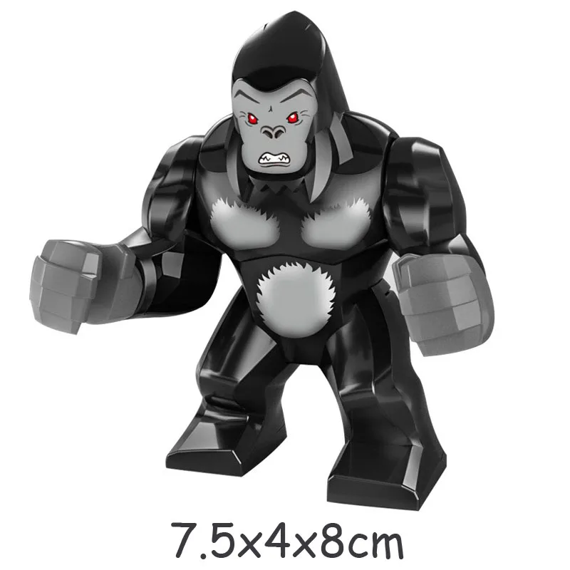 Heroes King Kong Terminator Predator VS Alien Apex Model Figure Blocks Christmas Building Bricks Toys For Children