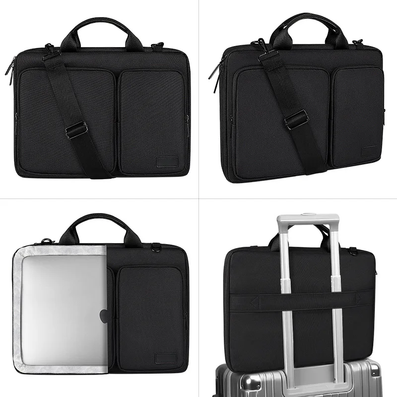 Laptop Bags For Men Notebook Case Sleeve 13.3 14 15 6 Inch For Macbook Pro Shockproof Shoulder Briefcase Fashion Women Bags New