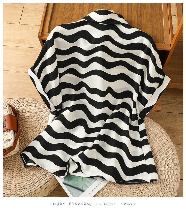 Blusas femininas estilo chinês listradas camisas vintage moda solta roupas de verão manga curta algodão linho feminino topos