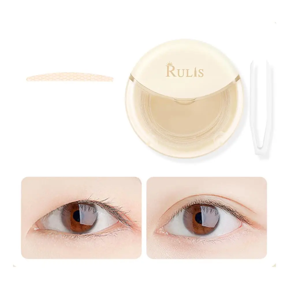 Doppeltes Augenlid band unsichtbares doppeltes Augenlid selbst klebende Aufkleber Spitze Eye Lift Strip Gaze Mesh-Lace Tape Eye Tape Tool