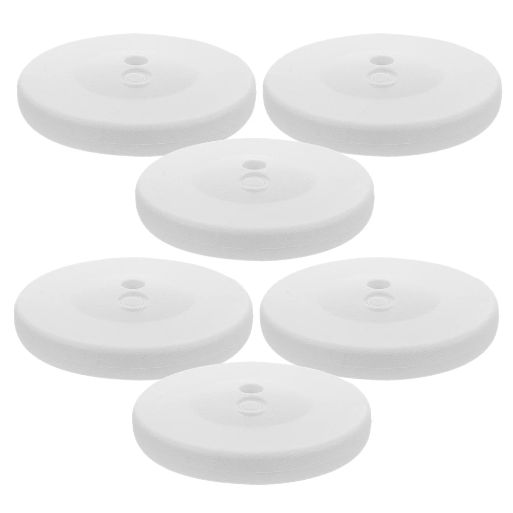 

6pcs Decorative Column Weight Round Accessory Arch Stand Plastic Stable Wedding Party Event Lightweight Multifunctional Stands