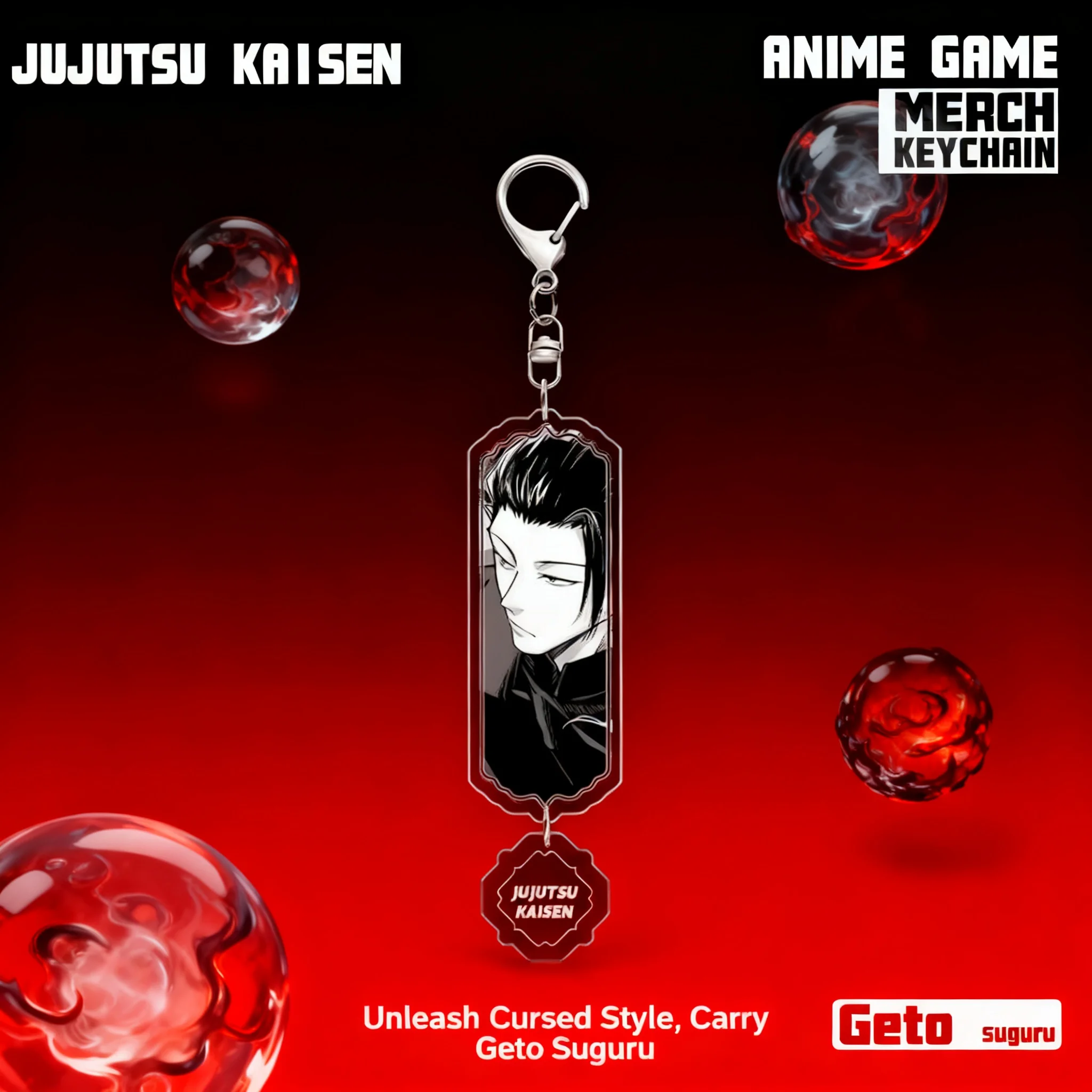 

Jujutsu Kaisen Keychain Satoru Gojo Yuji Itadori Megumi Fushiguro Ryomen Sukuna Suguru Geto Toji Anime Pendant