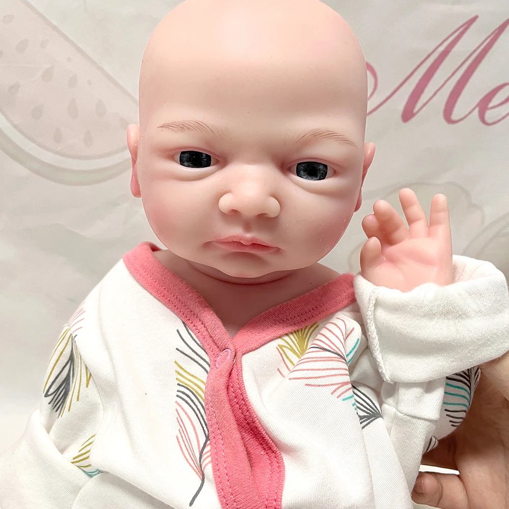 Reborn doll with real skin and full body soft silicone, the first choice for the elderly and children to accompany pregnancy