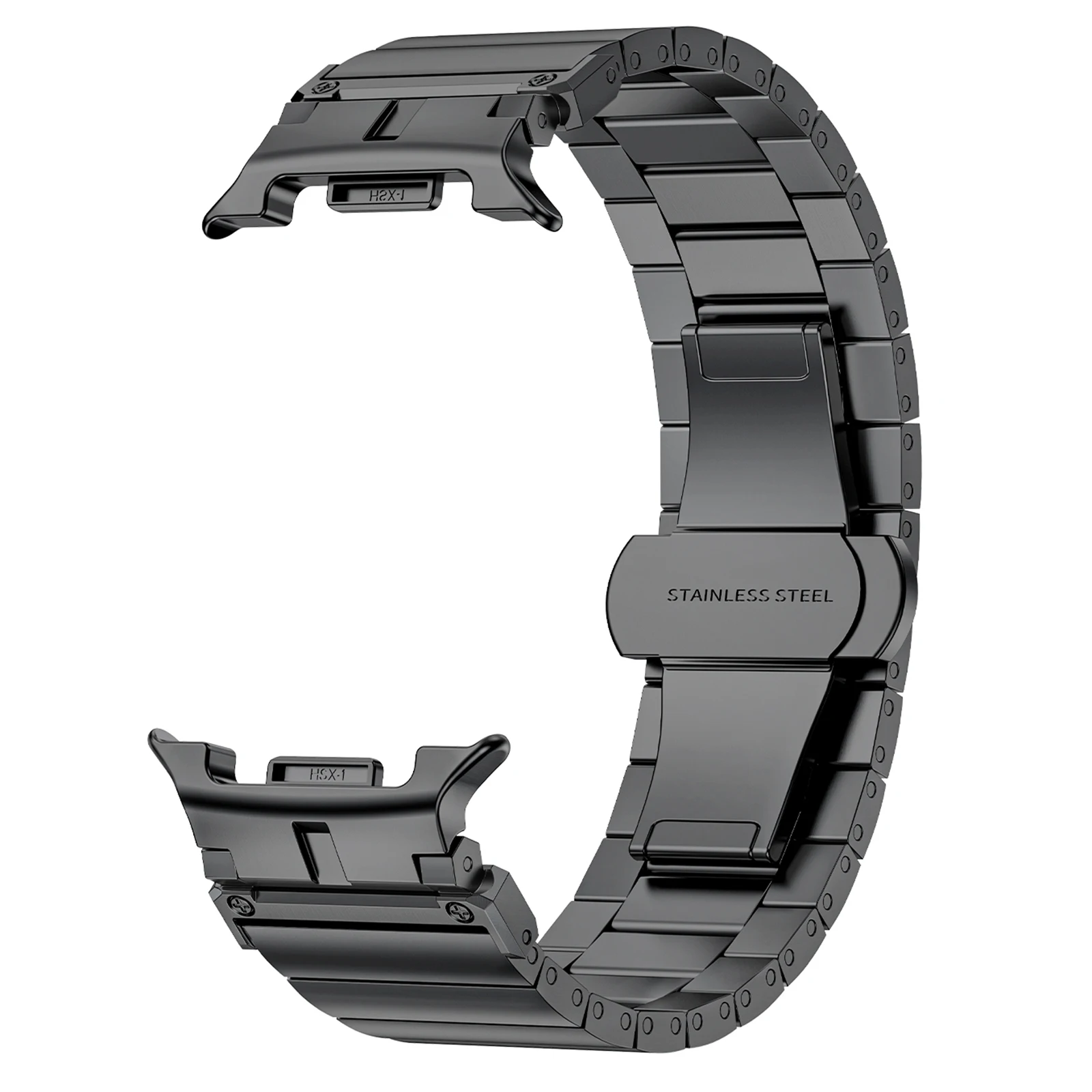 

Replacement Strap for Samsung Galaxy Watch8 44mm / 40mm / Watch8 Classic 46mm Stainless Steel Watch Band - Titanium Grey
