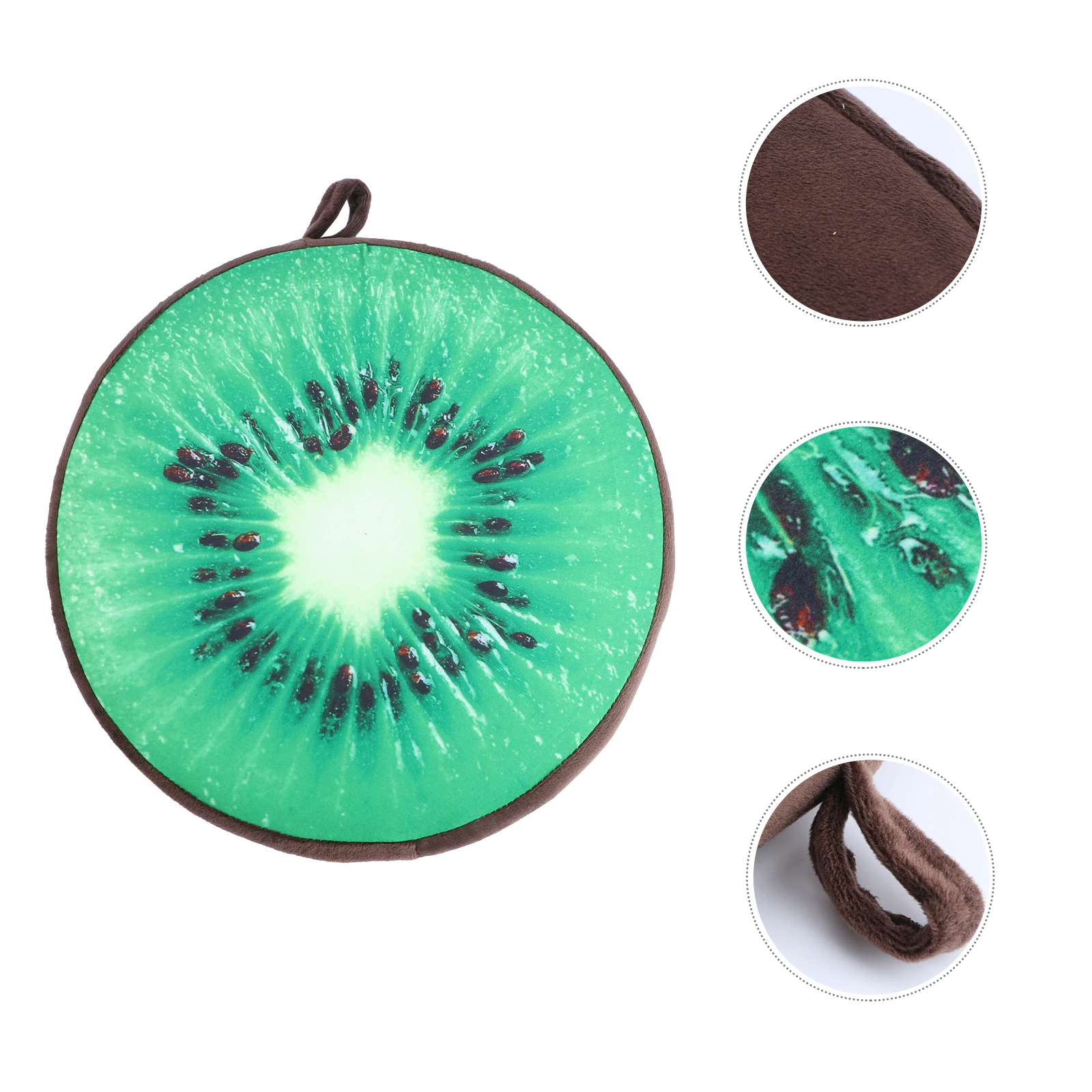 

Kiwi Cushion Seat Cushion For Sofa 3D Fruit Print Soft Pillow Home Office Decor Floor Mat Machine Washable Comfort Seat