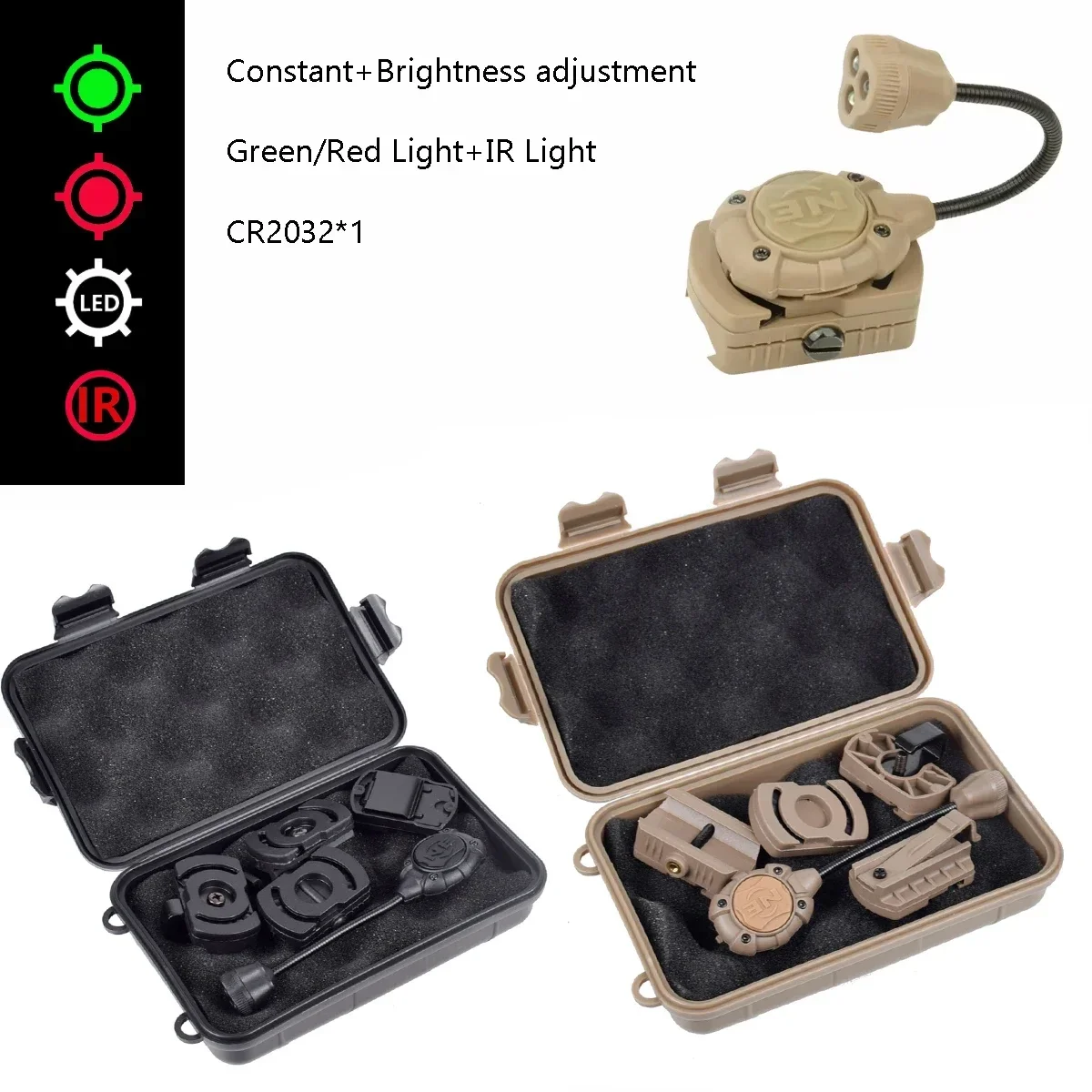 

Tactical Airsoft Flashlight Weapons Helmet Light Princeton Tec MPLS3 IR Laser Red Light FAST Mich MOLLE Mounts Fast Tranitioning