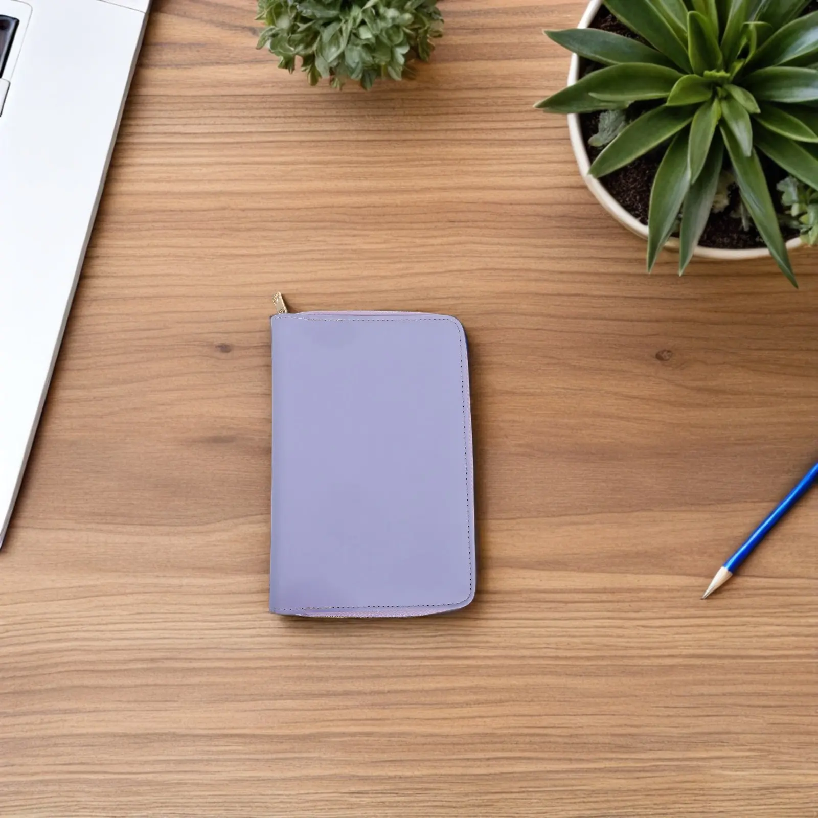 

A6 Budget Binder PU Cover 6 Ring Refillable Planner with Zipper Pouch Cash Envelope Wallet Card Slots Document Organizer Storage