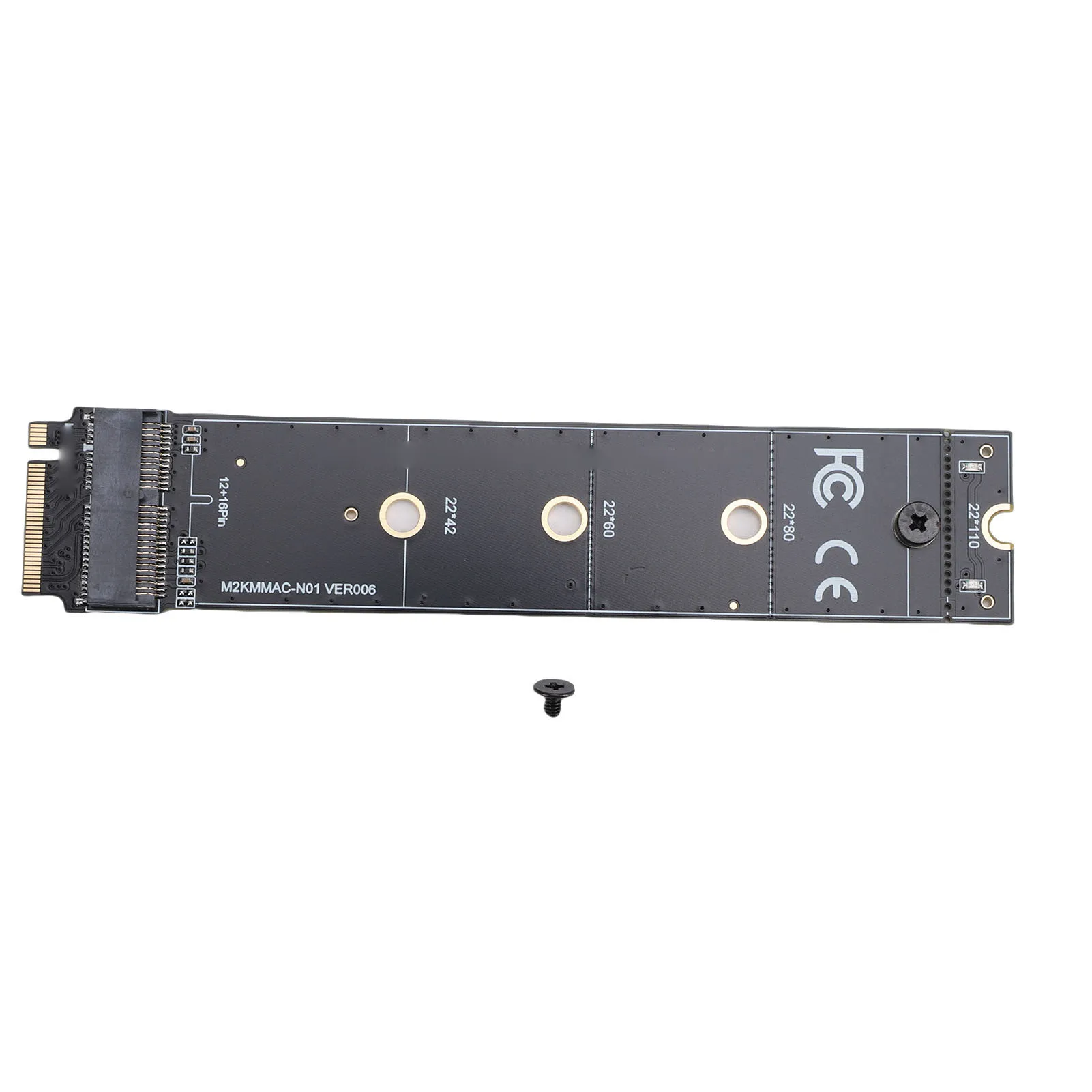 

12 16 Pin SSD to M.2 KEY-M Adapter Card Replacement for OS X Laptop 2013-2017 PCIe 4.0 High Speed Transfer