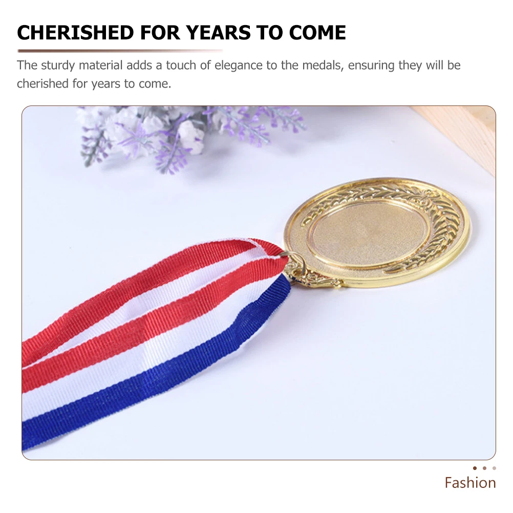 

12 Pcs Metal Medals 5cm Gold Sports Awards for Students School Competition Ceremonies Reward Prize Decorations