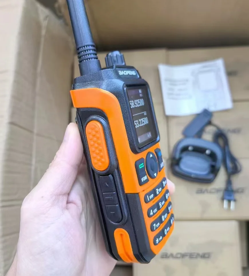 baofeng UV-21PRO walkie-talkie one-key binding, Type-C direct charging, three-band self-driving tour