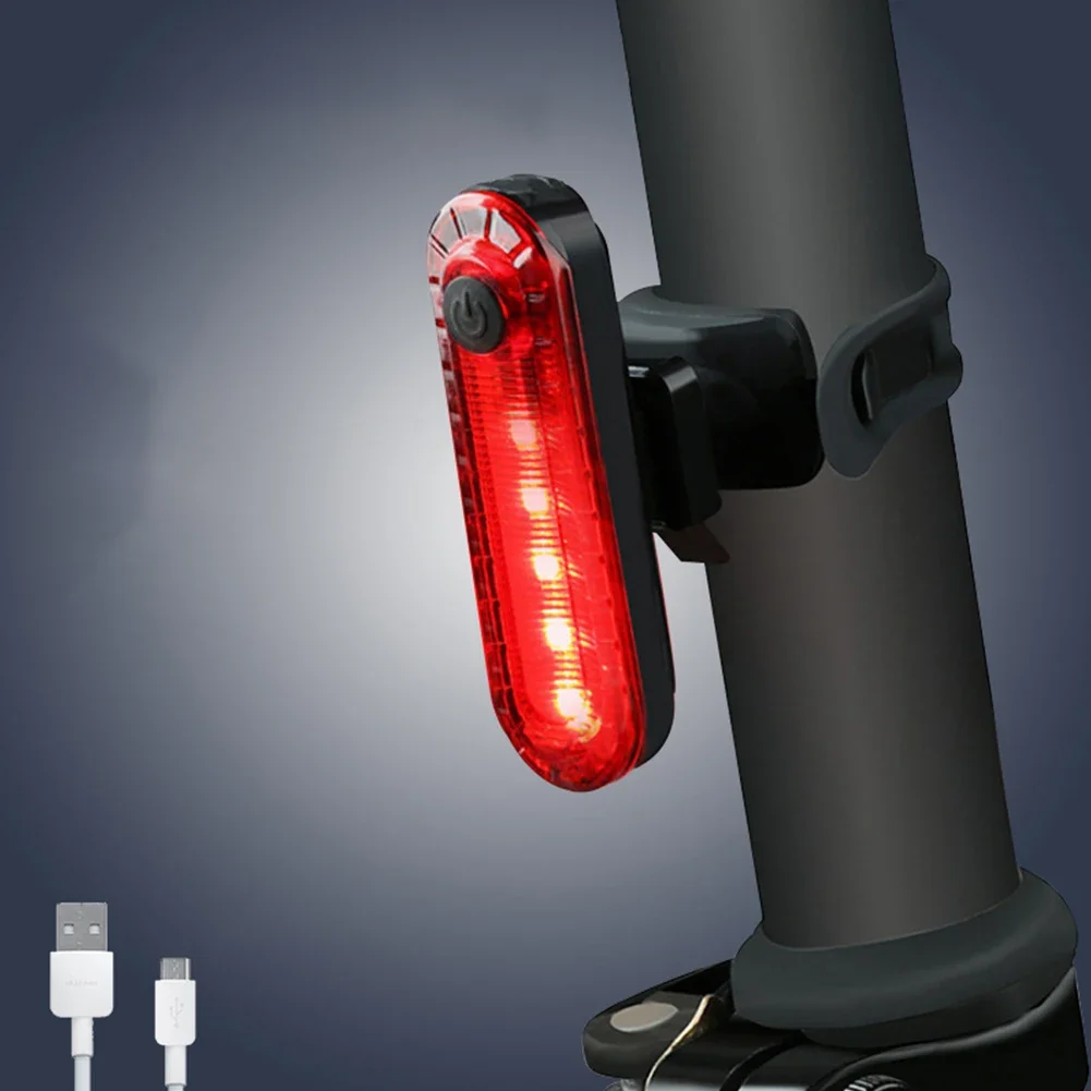 Tail Light Bicycle Tail Light Skillful USB Rechargeable Cycling Tail Light Manufacture Mountain Bicycle Night Cycling