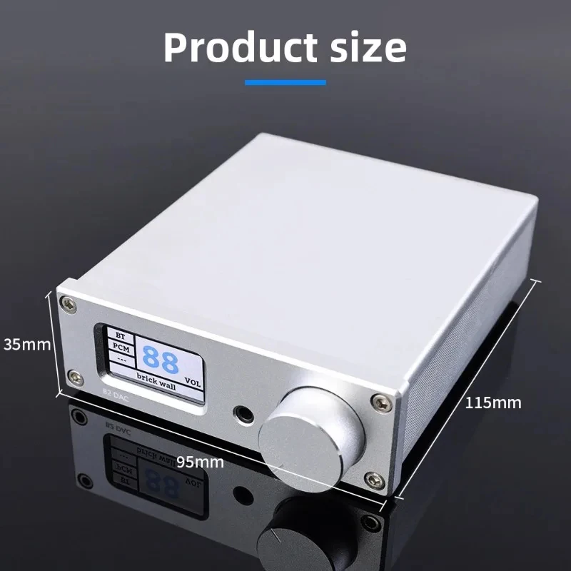 قضيب المطر QCC3084 بلوتوث 5.4 المزدوج ES9038Q2M HD DAC DSD فك مرحبا فاي بلوتوث استقبال APTX-HD LDAC USB الألياف محوري المدخلات