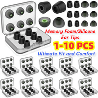 10-1PCS New Original KZ Noise Isolating Ultimate Fit Comfort Memory Foam In-Ear Ear Tips For In Earphone Headphones Accessories