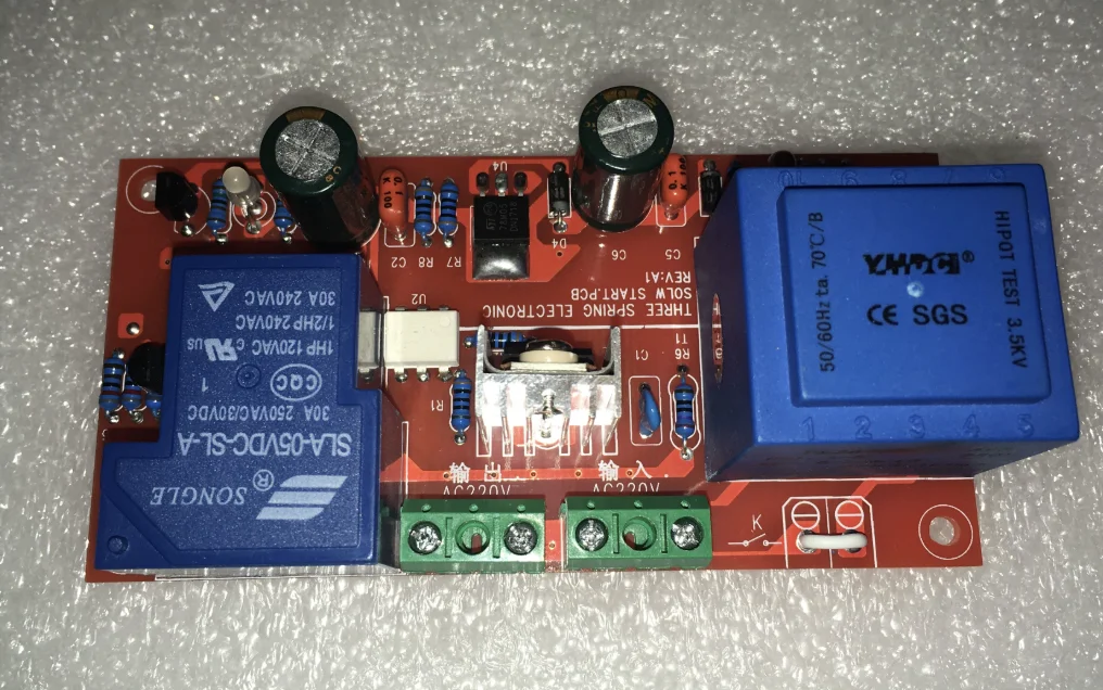 Power soft start board, Delay start board, Class A power amplifier power supply start board