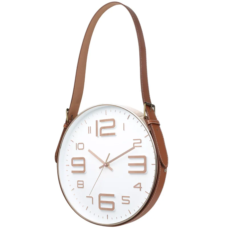 

Fashion Silent Wall Clocks Belt Modern Decoration Digital Wall Clocks Living Room Plastic Home Decor Relógio De Parede MHBGZ