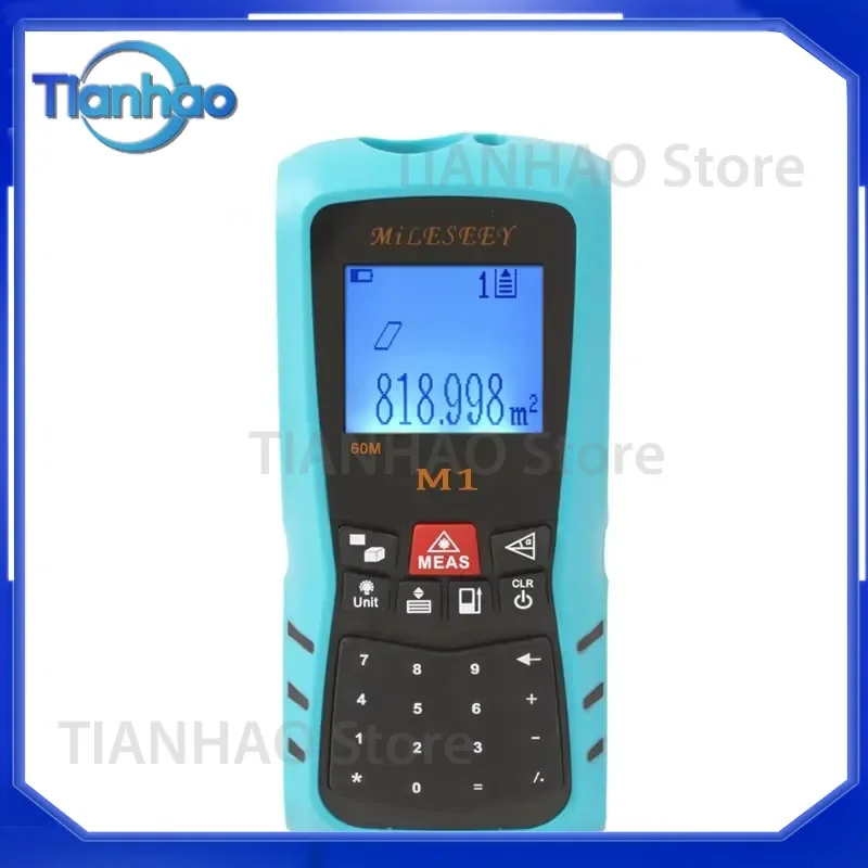 High Quality Portable Laser Rangefinder for 40M 60M Auto Technology with Rechargeable Battery and Backlight Laser Distance