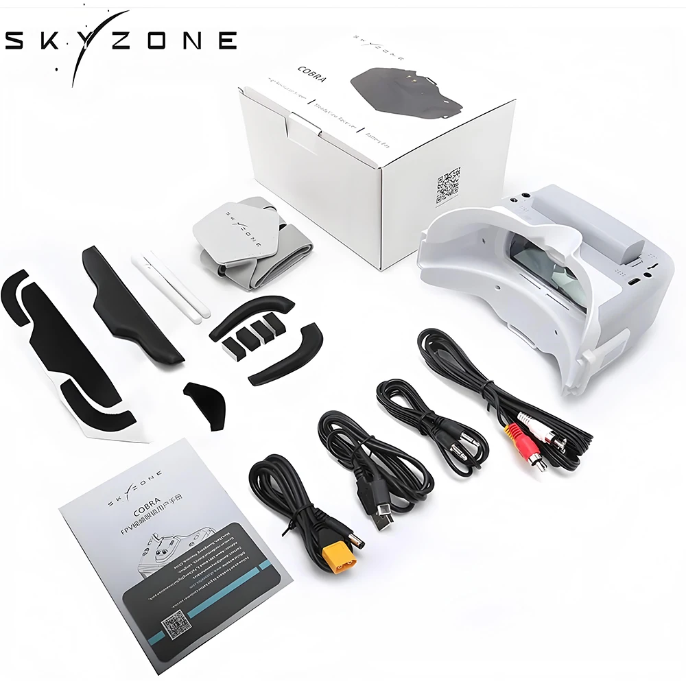 Lunettes Skyzone Cobra SD CobraSD 5.8G 48CH FPV avec écran LCD DVR 800X480